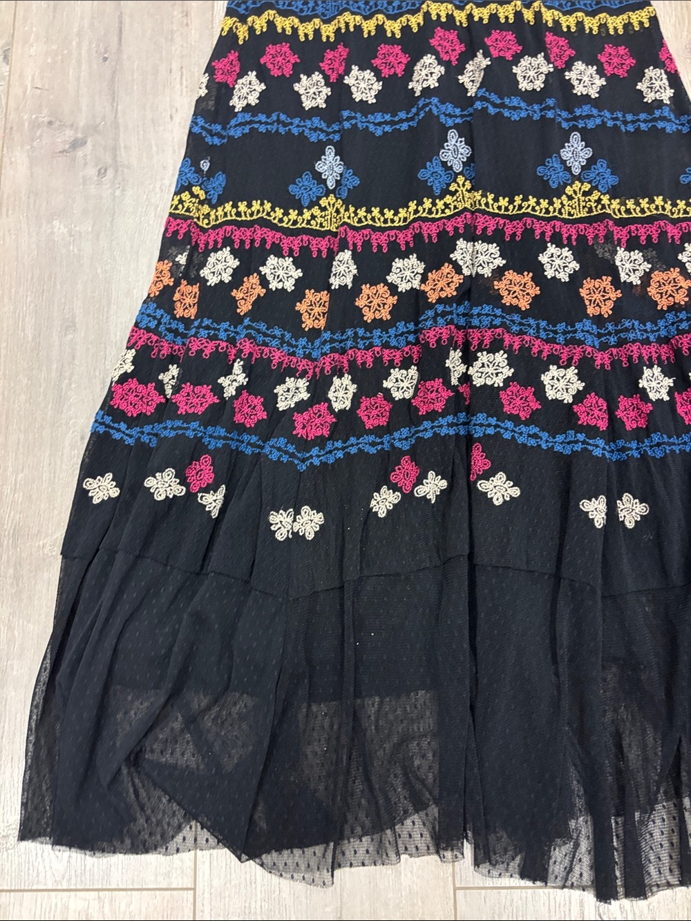 Sundance Sleeveless slip Maxi Dress Embroidery - Picture 4 of 8